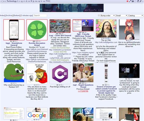 4chan catalog.